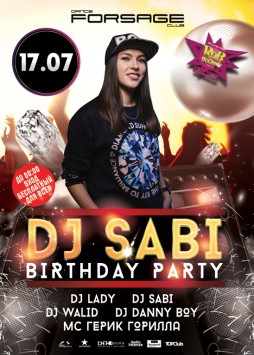 Dj Sabi Birthday party