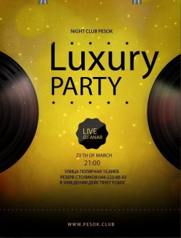 Luxury party