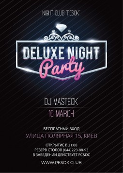 Delux night party