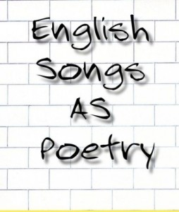 English Songs as Poetry