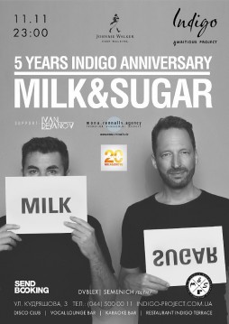 11 .   Indigo!  Milk & Sugar.