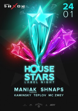   24.01.2020   "House stars label night"
