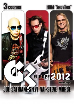 G3 Europe 2012 - Joe Satriani,Steve Morse,Steve Vai