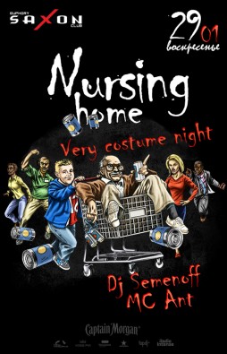 Nursing home. Very costume night