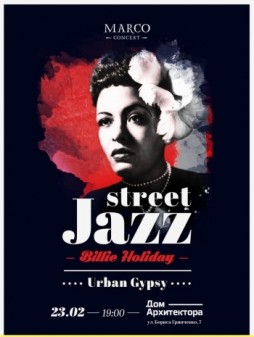 Street jazz. Billie Holiday