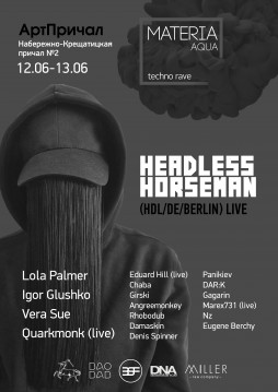 Materia Techno Rave. Headless Horseman (De) Live